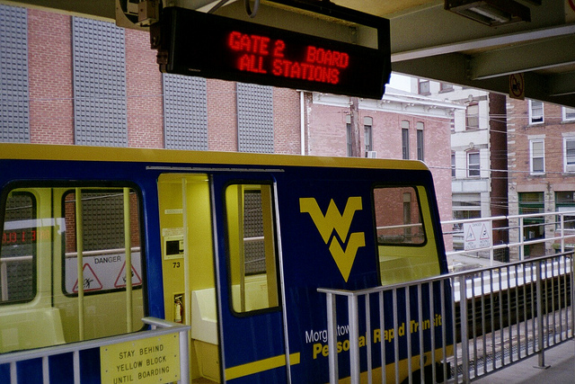 "A vehicle at the station in "circulation" mode"