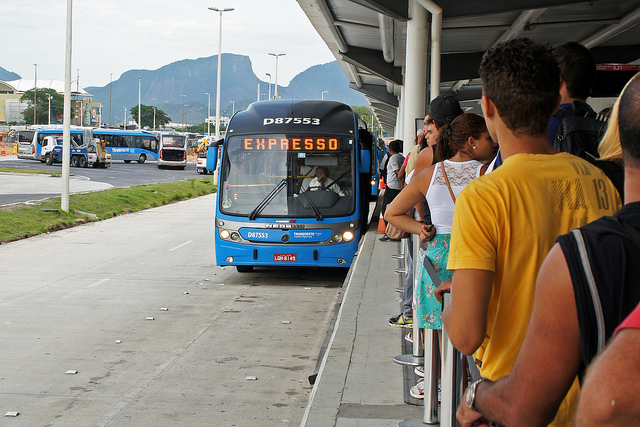 "A TransOeste bus"